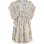 BNWT ZIMMERMANN Valour Scallop Ruffle Dress - Floral - Size 1 (Aus 10) - $895