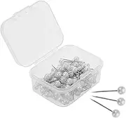 Tofficu 500pcs Sewing Pins for Fabric Knitting: Cross Stitch Positioning Needles - Metal Pins for Clothes Decoration Jewelry Making Wedding Ornaments
