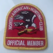 North American Hunting Club Official Member Patch Used Sew On Iron On