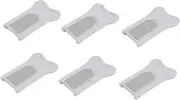 PEPLAYTAL 6Pcs Safety Locks for Sliding Doors Cabinets Easy Adhesive Installation Childproof Lock for Boy Girl Durable Material Effortlessly