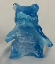 Mosser Art Glass Teddy Bear Paper Weight Blue Bear Cloud Nine NIB