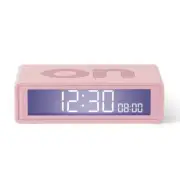 Pink LCD Alarm Clock LEXON FLIP Travel Snooze