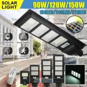 9800000000LM 90-150W Solar Street Light Motion Sensor Waterproof Area Road Light