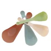 4 in 1 Multi-Color Measuring Kitchen Spoon Set Cooking Tool Plastic Cups