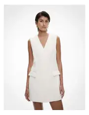 [Witchery] Tailored Mini Dress in Chalk