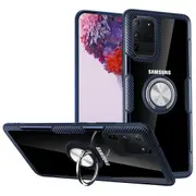 ZUSLAB Galaxy S20 Ultra Magnetic Kickstand Case 360 Rotatable Ring Holder Cover for Samsung - Navy