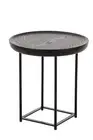 Selma Round Side Table Black - Round Timber Side Table by Dane Craft