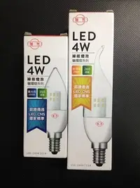 在飛比找Yahoo!奇摩拍賣優惠-《小謝電料》含稅 旭光 LED 4W E14 2700K 黃