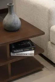 Gatsby Round Side Table - Large (Black)