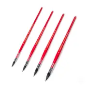 Watercolour Squirrel Nylon Hair Pointed Painting Brush Set Art Supplies #0 1 2 3 Artists Brushes