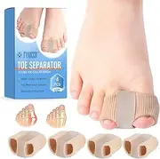 Pack of 4 Hallux Valgus Correction, Toe Separator, Hallux Valgus, Silicone Toe Separator, Overlapping Toe, Toe Separator, 2 Different Sizes of Toe Separators
