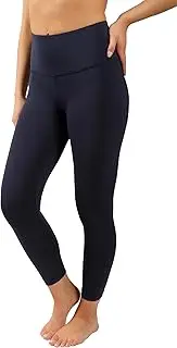 [90 Degree by Reflex] High Waist Squat Proof Capris - 22” Interlink Workout Capris