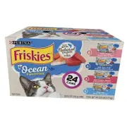 Purina Ocean Favorites Wet Cat Food Pate and Meaty Bits Variety Pack With