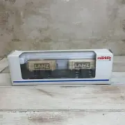 MARKLIN LANZ FLAT CAR #46281, HO SCALE.