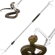69" Collapsible Snake Grabber Tool, Snake Catcher Tongs Rattlesnake Copperheads Grabber Keep Safe Spacing Farms Chicken coops Yards Essential snake Tools With locking device Safe Transfer Without Harm