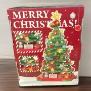 Christmas Tree Building Blocks Toy Building Sets with LED Light Compatible wi...