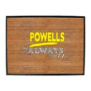 Powells Always Right - Funny Novelty Doormat Man Cave Floor mat