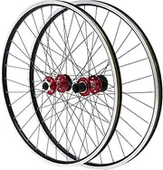 Road Bike Wheelset 26/27.5/29 Inch 7-12 Speed MTB Mountain Bike Wheelset Front/Rear Aluminum Rim Hub Bicycle Wheels, Double Six-Bolt Disc Safe Riding(27.5inch)