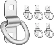 Onesnt D-Rings, Truck Tie Downs Anchor 3/8" Heavy Duty 6000 Pound Steel Tie-Down