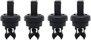 XIXIAO 2 Parcel Shelf Clips Fit for Renault, Clio Megane Scenic Laguna Modus MK1 MK2 MK3 1 2 3 7705099001 Rear Boot String Hanger Brakcet Parcel Shelf Anchor(4X)