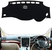 Dashboard Cover Dash Mat,for Toyota Alphard Vellfire 2008 2009 2010 2011-2017,Anti-Scratch Dash Cover Dashboard Cover Mat Sun Shade Protect Carpet