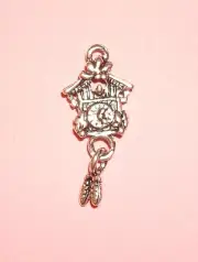 Pendant Cuckoo Clock Charm Birds Charm Timepiece Charm Steampunk Charm Germany