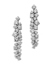 Bloomingdale's Fine Collection Diamond Cascade Drop Earrings in 14K White Gold, 2.0 tcw