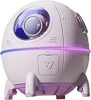 EXQUIMEUBLE Astronaut Spaceship Humidifier with Night Light Air Humidifier for Bedroom for Romantic Mood Purified Air Exquisite Design for Home Decor