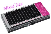 Mixed Size Alluring Silk Mink Lashes D Curl Eyelash Extension - Volume Lashes