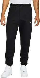 [Champion] Men's Sweatpants, Reverse Weave, Heavyweight Fleece Sweatpants for Men, 30, Black C Logo, 3X-Large
