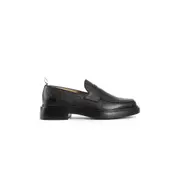 [THOM BROWNE] THOM BROWNE WOMAN BLACK FLATS Black