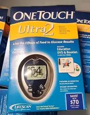 One Touch Ultra 2 Blood Glucose Monitoring System As Is READ