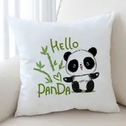Hello Kids form a Cute Little Panda Cushion Cover