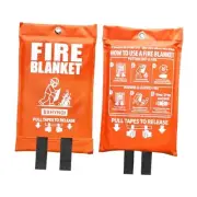 Fire Blanket,40"x 40",2 Pack, Emergency Fire Blanket for Kitchen and Home