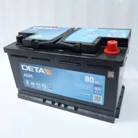 在飛比找蝦皮購物優惠-DETA 德大電瓶 DK800 AGM80 80Ah 575