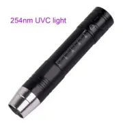 254nm UVC Ultraviolet Light Flashlight Fluorescent Minerals LED UVC Torch