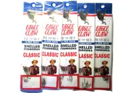 EAGLE CLAW SNELLED FISHHOOKS STYLE 139 SIZE 8 2 packages 6 hooks in each