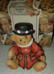 CHERISHED TEDDIE "BERTIE INTERNATIONAL EXCLUSIVE" 163457 mint in box SIGNED