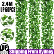 2.4M Artificial Ivy Vine Fake Foliage Hanging Leaf Garland Plant Party Decor AUS