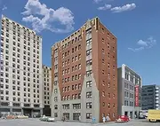 Walthers Trainline City Apartment Building - Kit Train Collectable Train