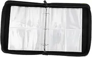Kisangel 1Pc Trading Cards Collector Album with Sleeves Protectors for Organizing Game Cards Safe Storage Binder