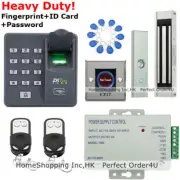 ZKTeco Fingerprint+RFID+Password Door Access Control System+Magnetic Lock+Remote