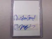 2013 Leaf KATEY SAGAL/MARK BOONE AUTOGRAPH PRINTING PLATE 1/1 SONS OF ANARCHY