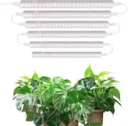 T5 LED Full Spectrum Sunlight Grow Light, 1FT 5W Grow Lights with Switch, Pinkis