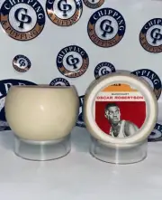 Custom "1961 OSCAR ROBERTSON" Cue Ball Shot Glass - Hollowed Cue Ball