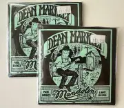 DEAN MARKLEY MANDOLIN STRINGS- PHOSPHOR BRONZE .011-.037. LIGHT GAUGE- 2 SETS!