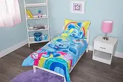 Blue's Clues 4 Piece Toddler Bedding Set - Includes Quilted Comforter, Fitted Sheet, Top Sheet, and Pillow Case - Blue's Clues Character Design for Toddler Bed