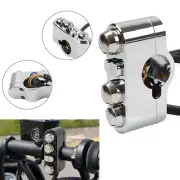 1" Handlebar Control Switches w/ Wiring Harness CNC For Harley Dyna Sportster C