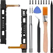 Ikpek Left Right Slide Rail with Sensor Flex Cable Replacement for Nintendo Switch Joycon Controller Slider Rail for Nintendo Switch OLED Joycon Controller Slider Rail