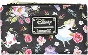 [Loungefly] Disney Alice Floral - Characters Bifold Wallet